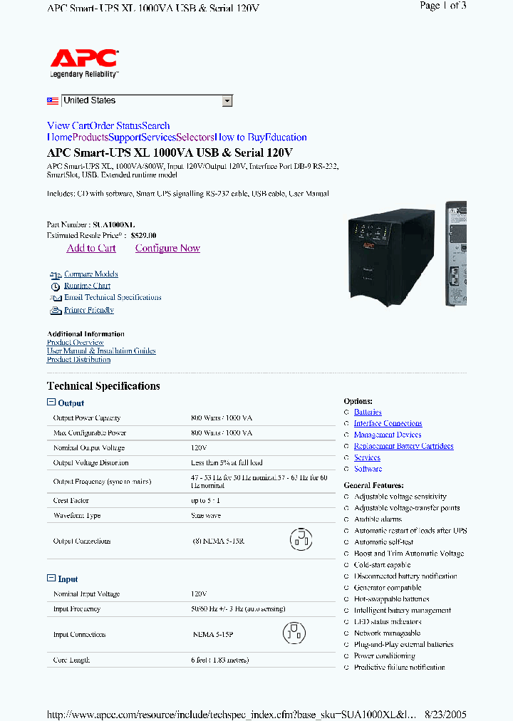 SUA1000XL_7661987.PDF Datasheet