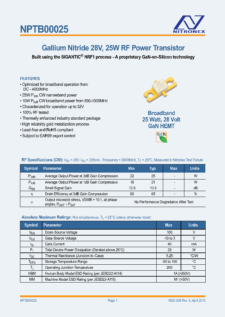 NPTB00025_7669377.PDF Datasheet