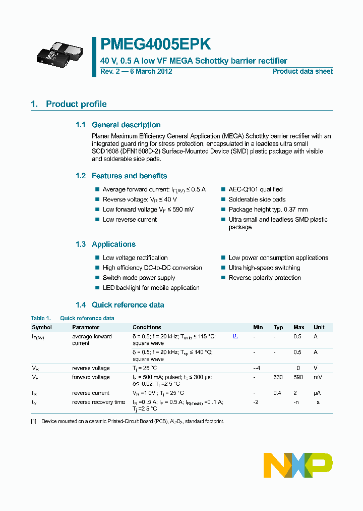 PMEG4005EPK_7669731.PDF Datasheet