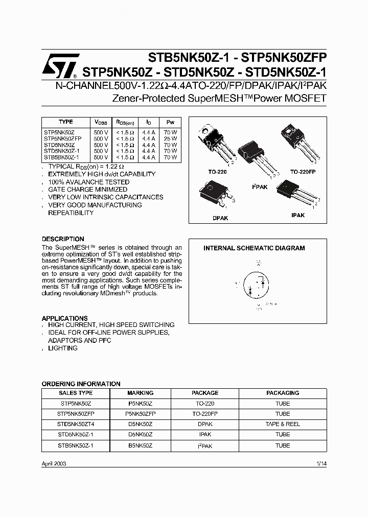 STP5NK50ZFP_7672072.PDF Datasheet