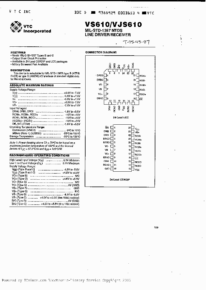 VS610D_7672009.PDF Datasheet