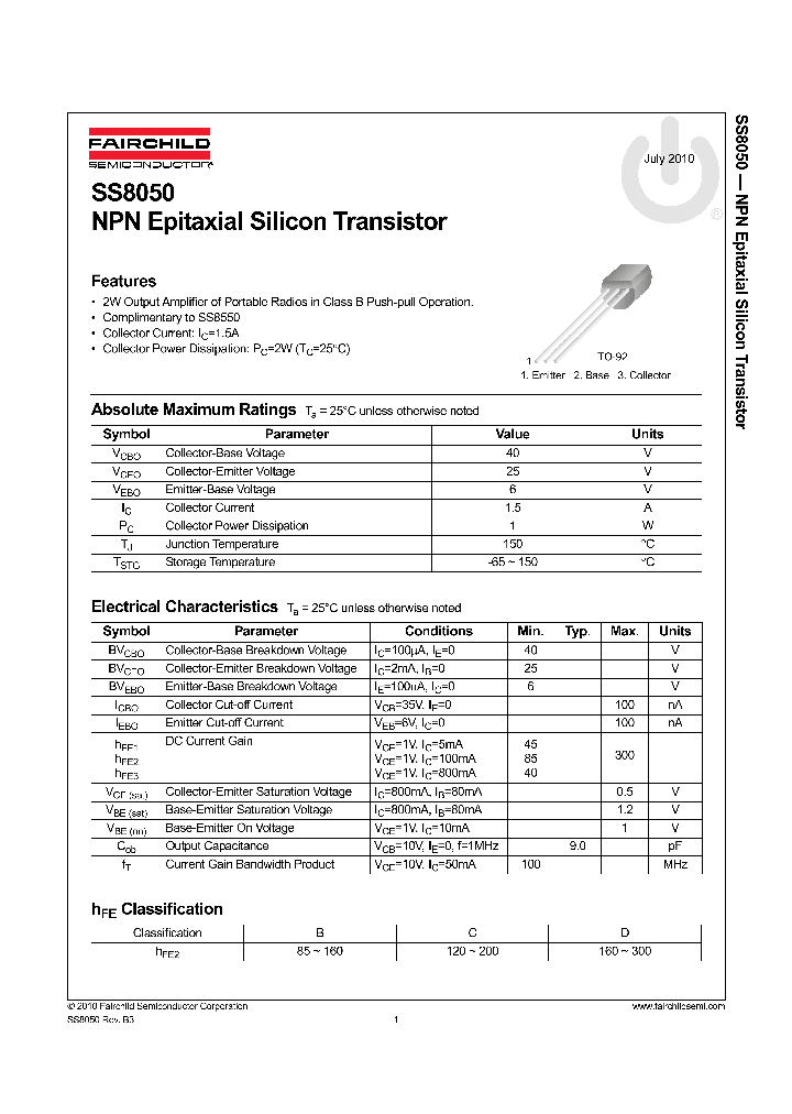 SS8050CBU_7672123.PDF Datasheet