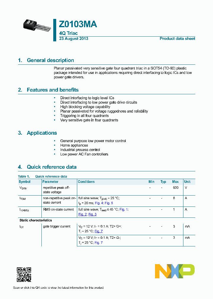 Z0103MA_7672217.PDF Datasheet