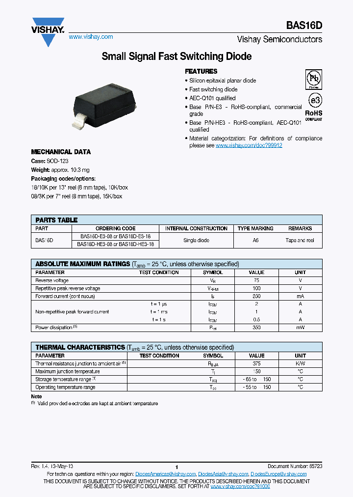 BAS16D-V-GS18_7672479.PDF Datasheet
