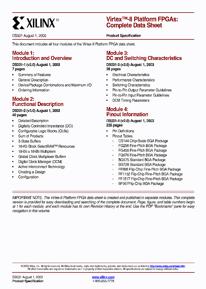 XC2V2000_7673240.PDF Datasheet