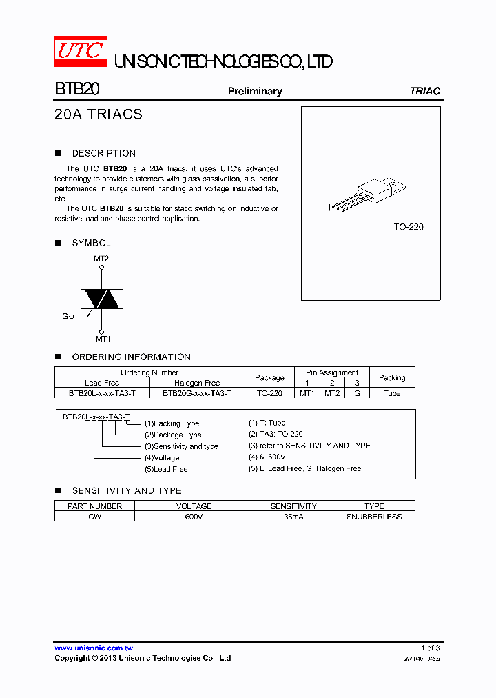 BTB20_7673205.PDF Datasheet