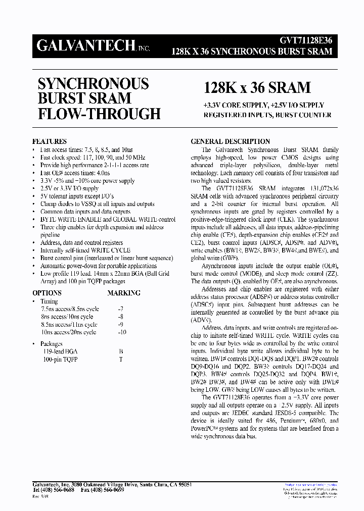 GVT71128E36B-7_7675808.PDF Datasheet