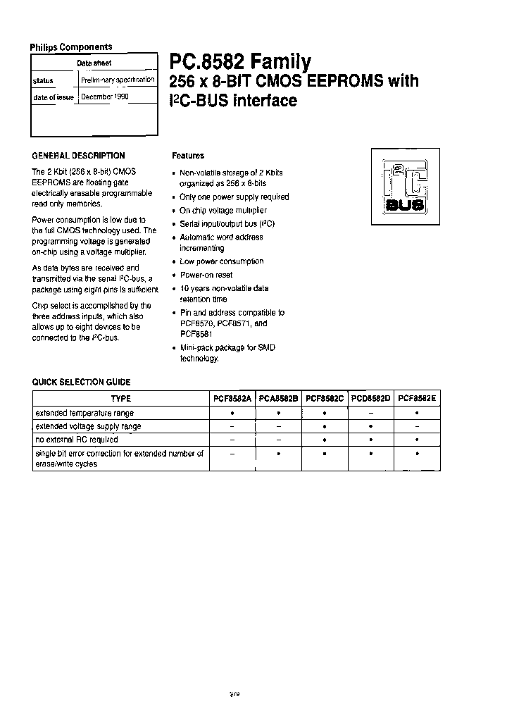 PCF8582EP_7677276.PDF Datasheet
