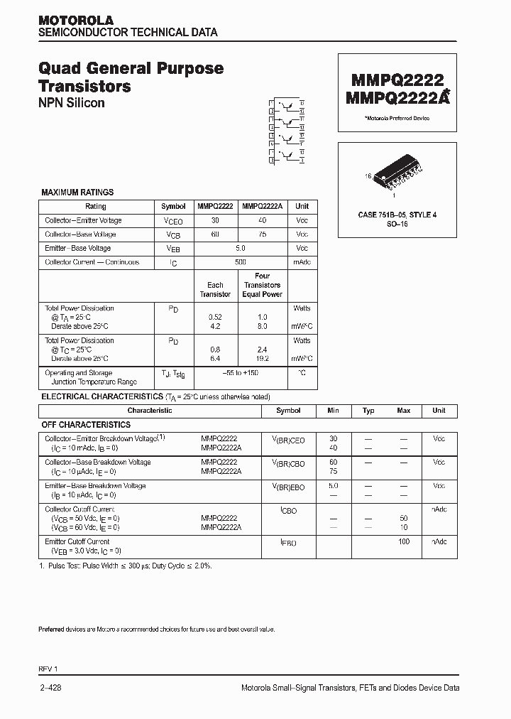 MMPQ2222_7677616.PDF Datasheet