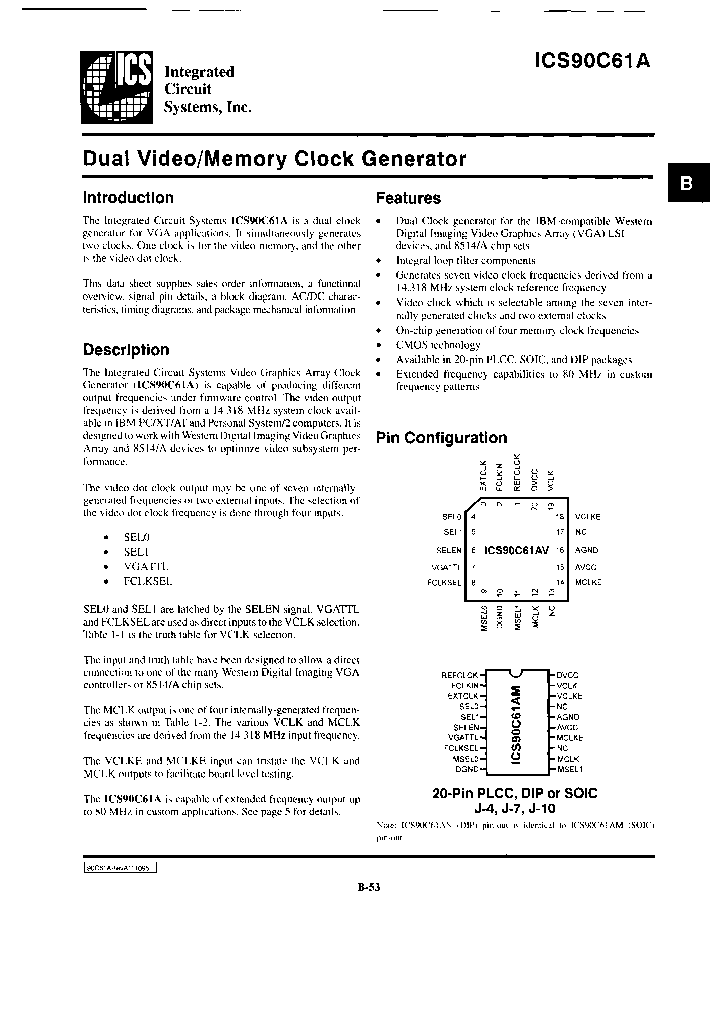 ICS90C61A-PR2V_7677761.PDF Datasheet