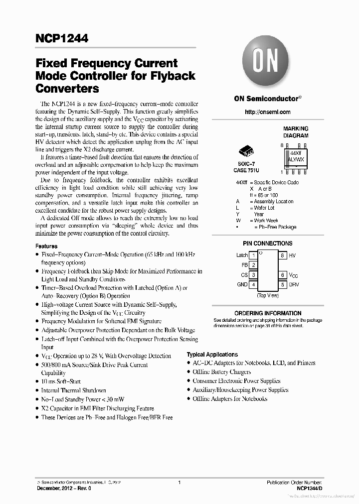 NCP1244_7679950.PDF Datasheet