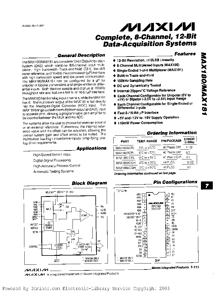 MAX180AEQL_7680297.PDF Datasheet