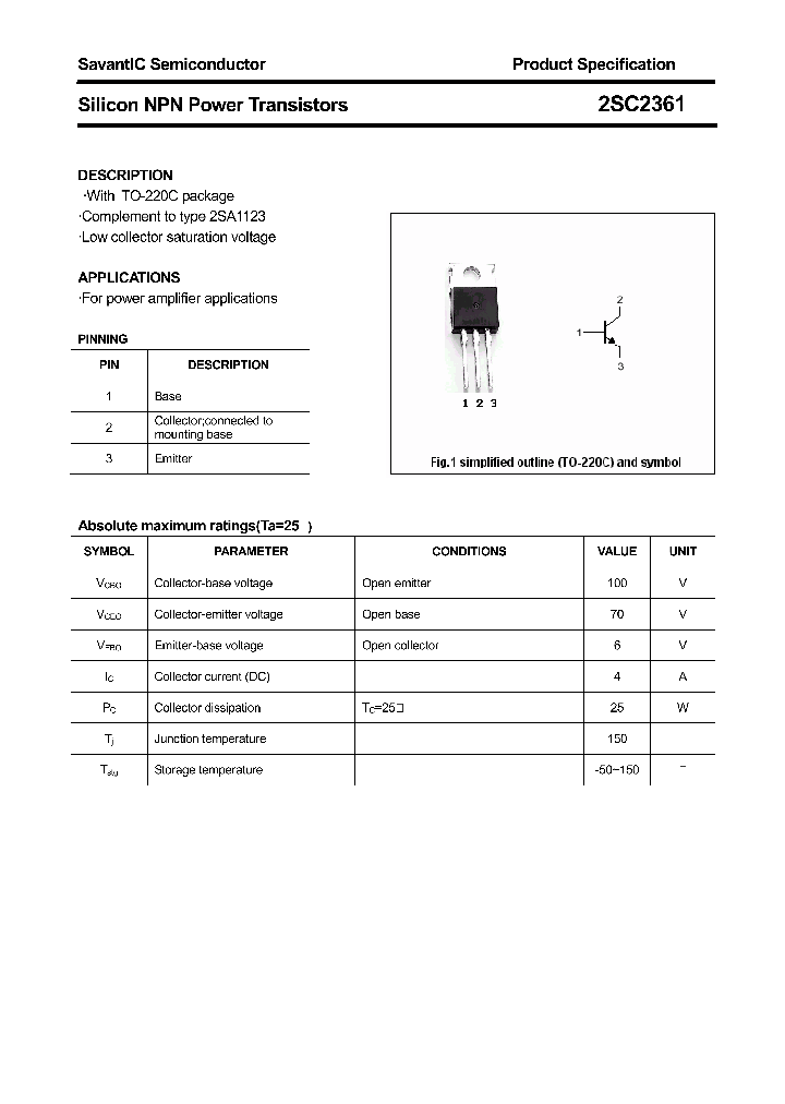 2SC2361_7680782.PDF Datasheet