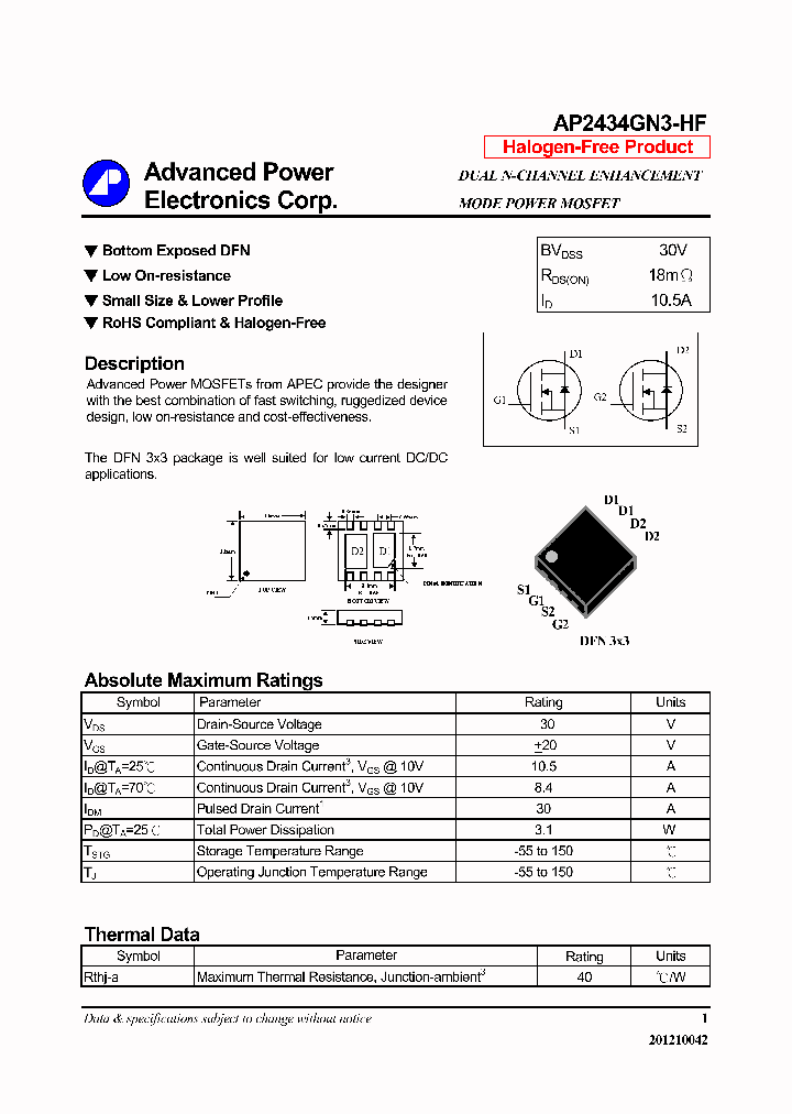 AP2434GN3-HF_7683520.PDF Datasheet