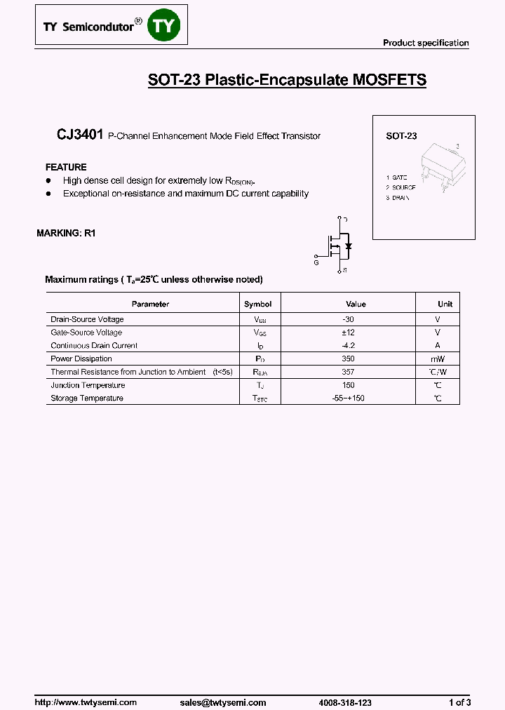 CJ3401_7684460.PDF Datasheet