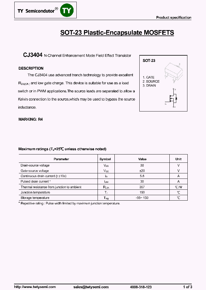 CJ3404_7684464.PDF Datasheet