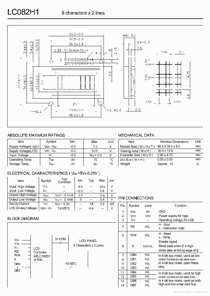 LC082H1_7684646.PDF Datasheet