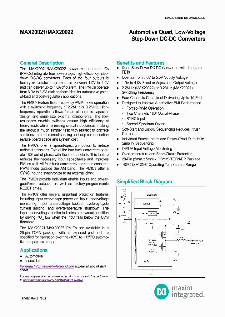 MAX20021_7690465.PDF Datasheet