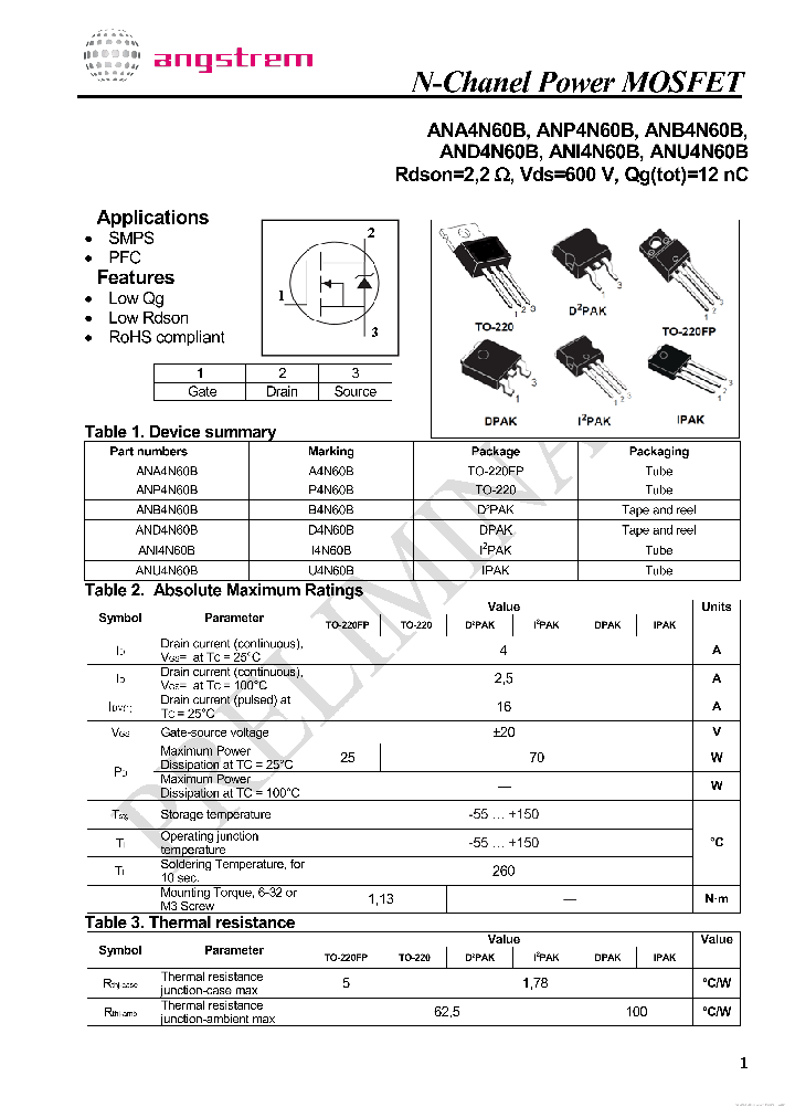 4N60B_7690170.PDF Datasheet