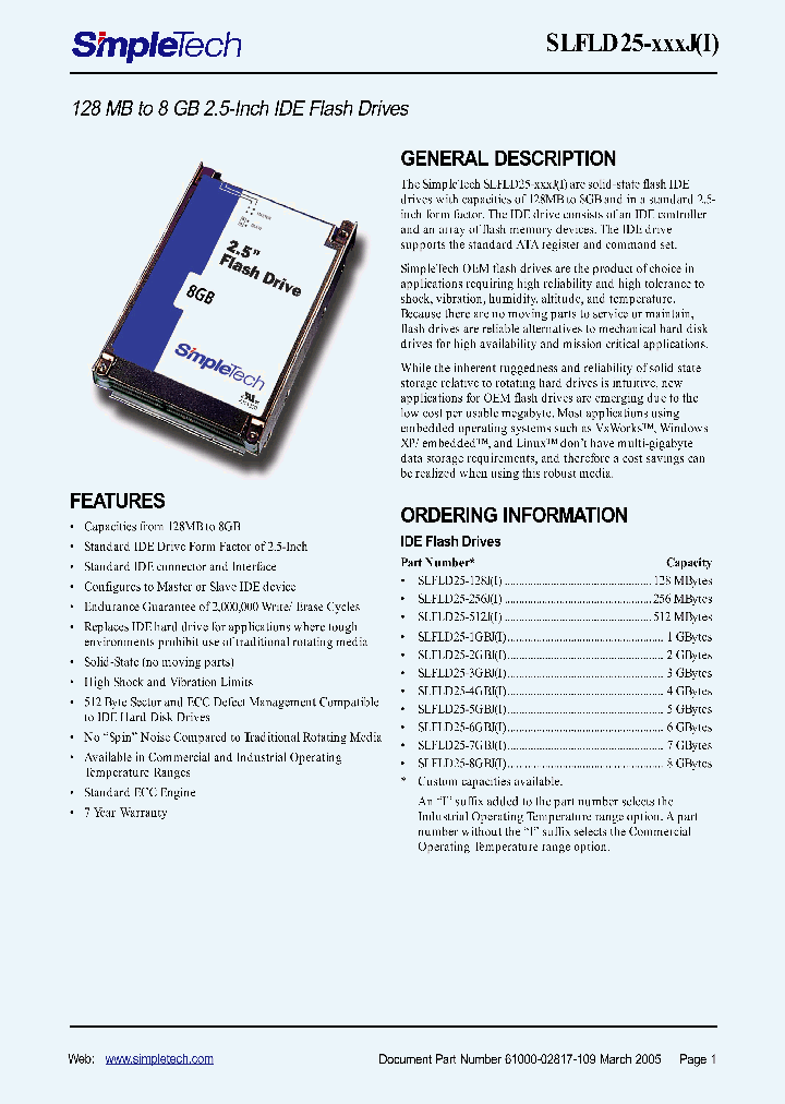 SLFLD25-128J_7690724.PDF Datasheet