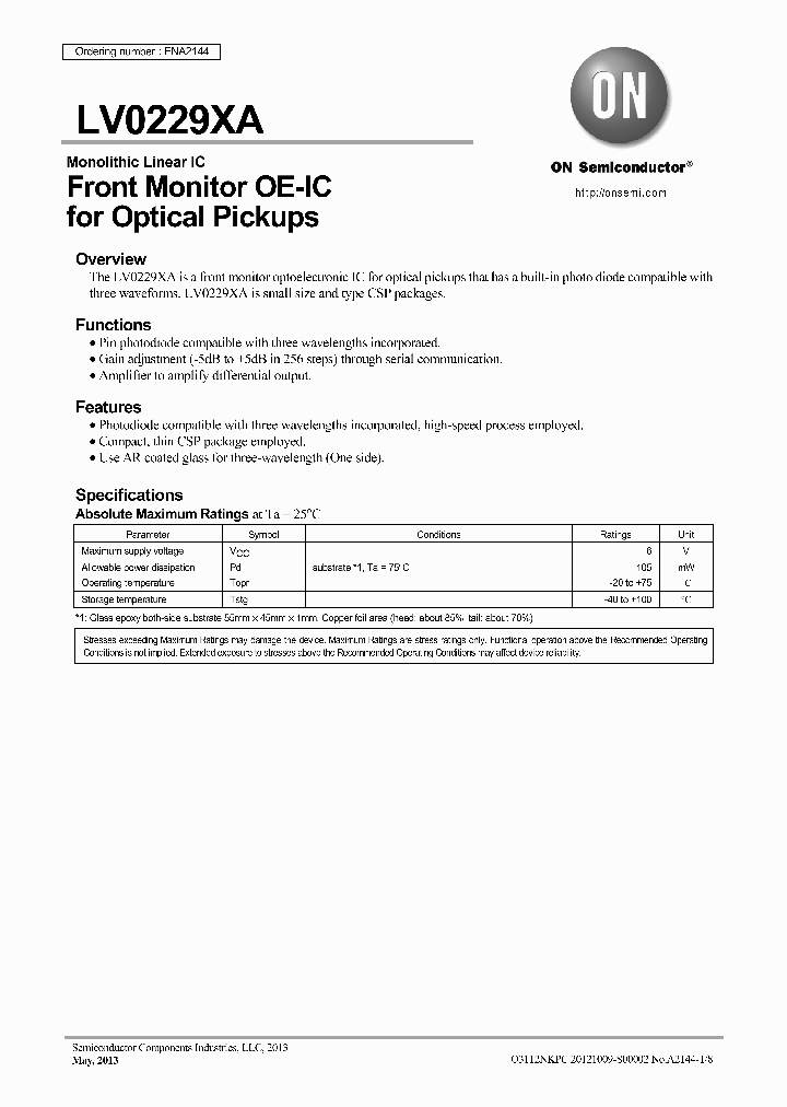 LV0229XA_7690626.PDF Datasheet