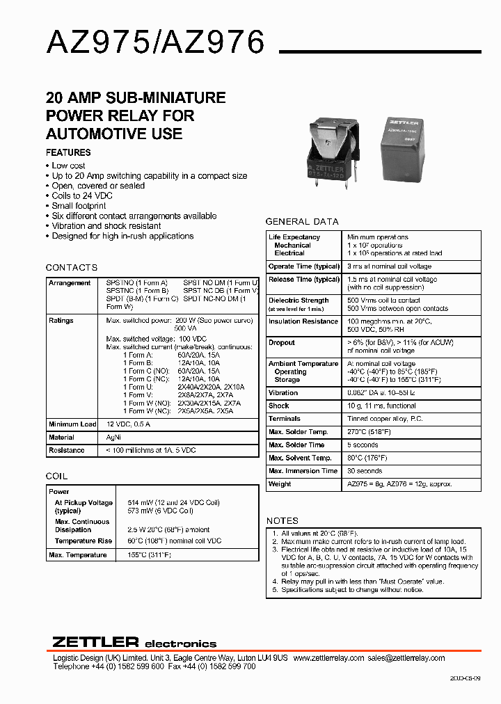 AZ975-1A-12D_7691241.PDF Datasheet