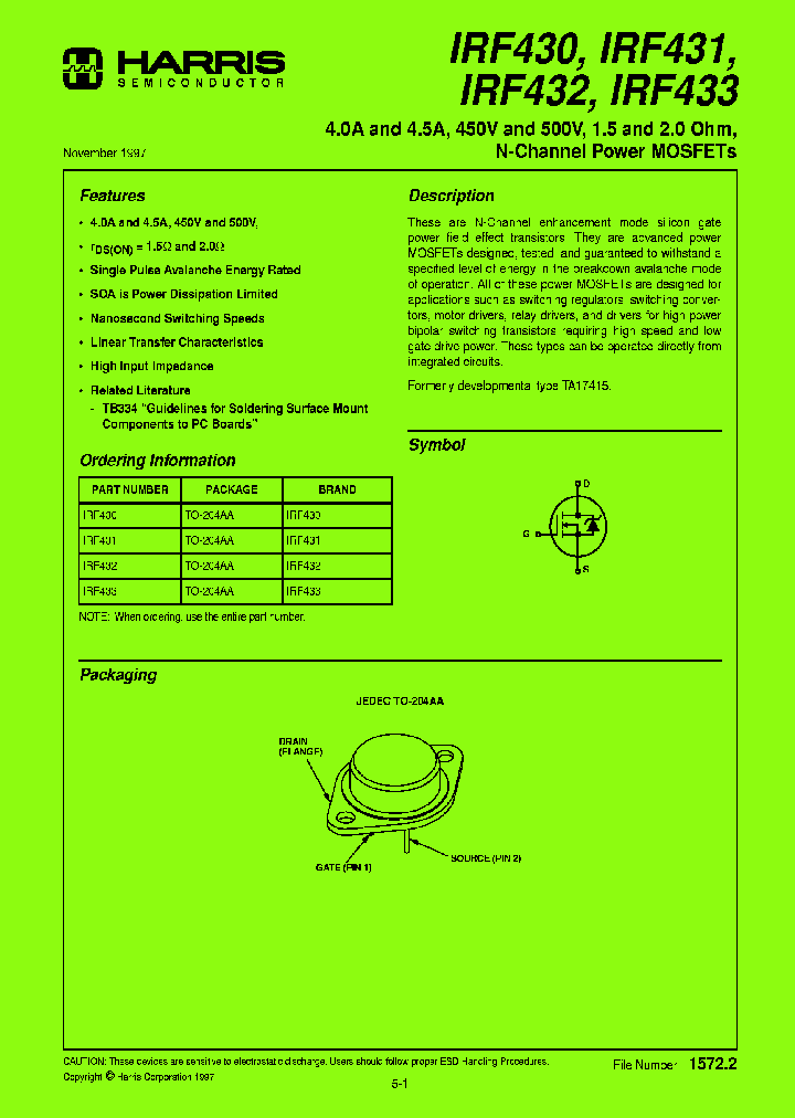 IRF433_7692834.PDF Datasheet