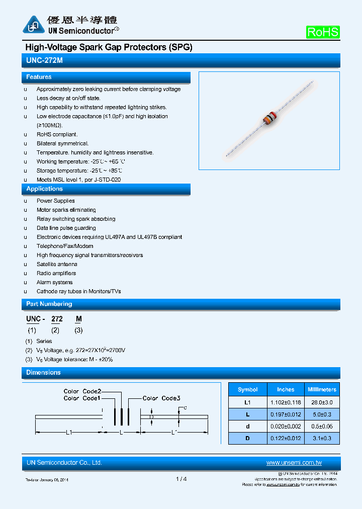 UNC-272M_7695658.PDF Datasheet