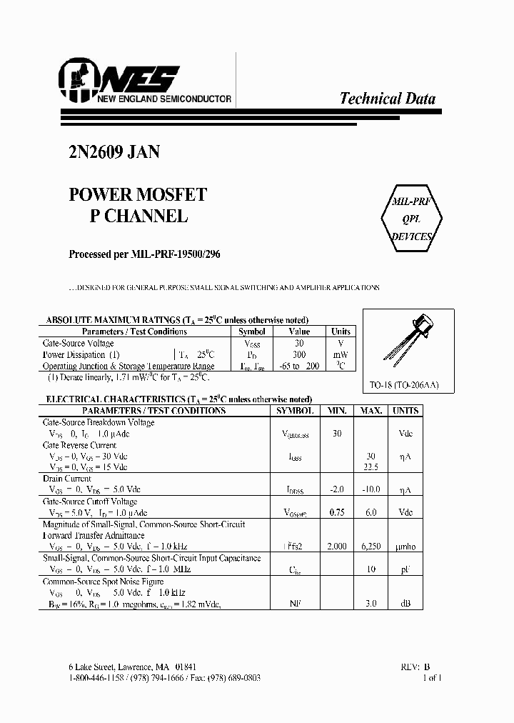 2N2609_7696110.PDF Datasheet