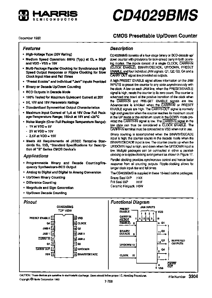 CD4029BKMSR_7698624.PDF Datasheet