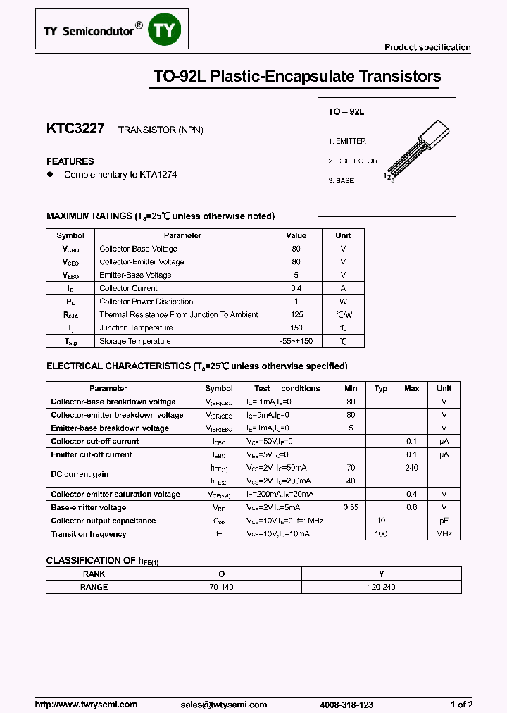 KTC3227_7703194.PDF Datasheet