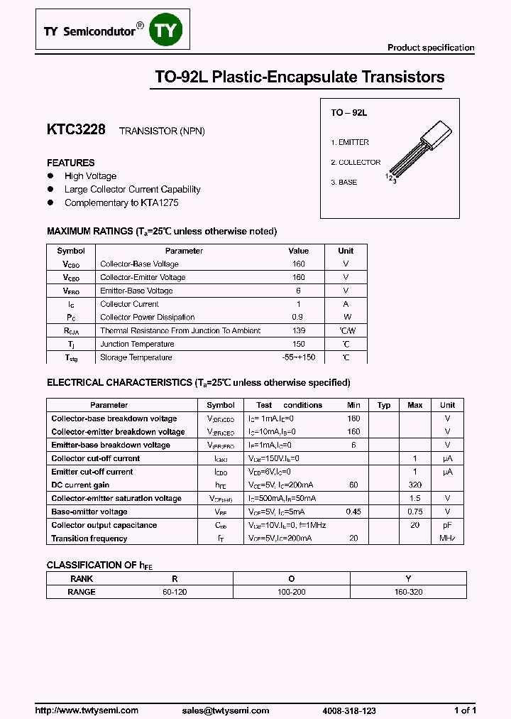 KTC3228_7703195.PDF Datasheet