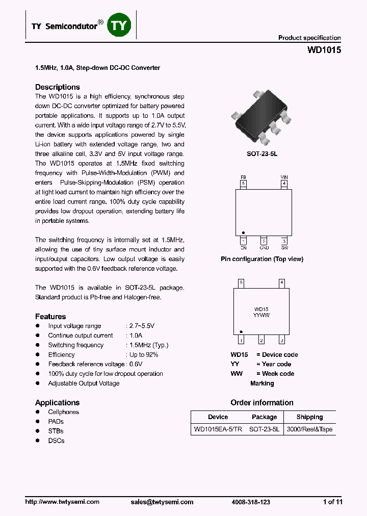 WD1015_7703684.PDF Datasheet