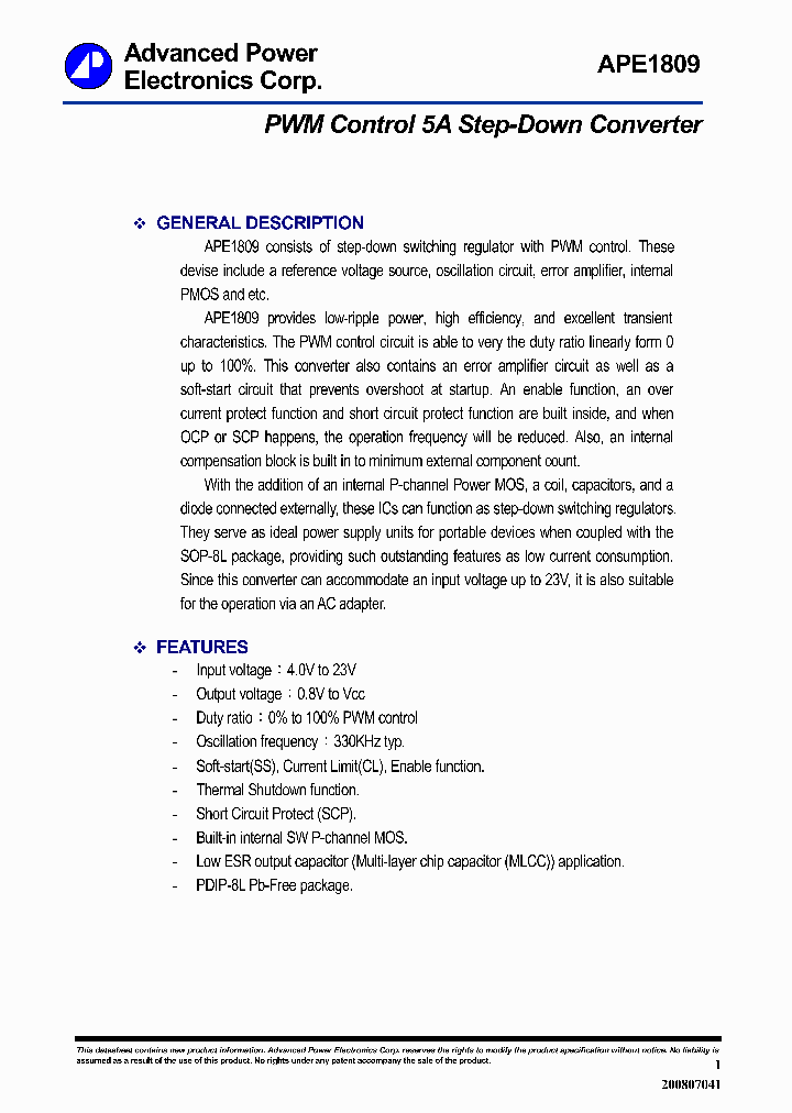 APE1809D_7704896.PDF Datasheet
