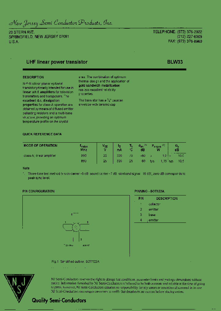 BLW33_7706642.PDF Datasheet