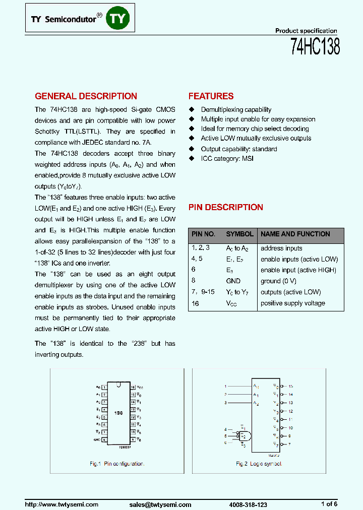 74HC138_7710903.PDF Datasheet