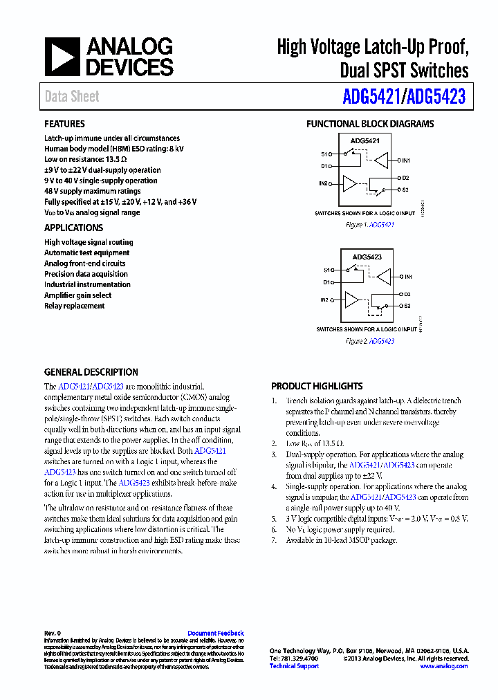 ADG5421_7710951.PDF Datasheet