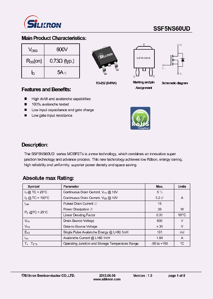 SSF5NS60UD_7711285.PDF Datasheet