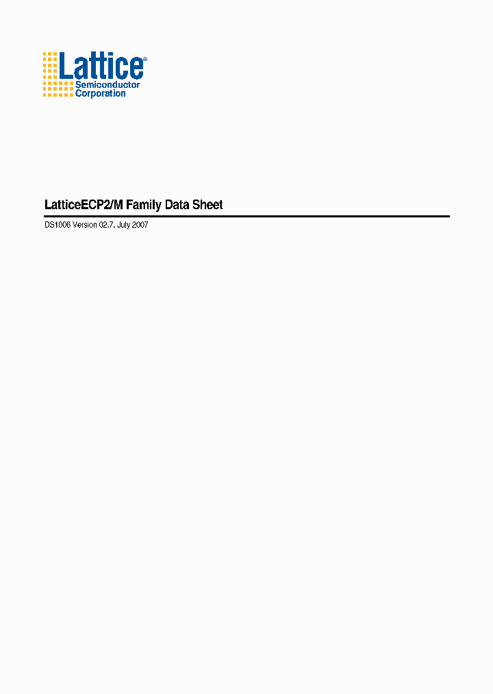 LFE2M100SE-6FN1156I_7713260.PDF Datasheet