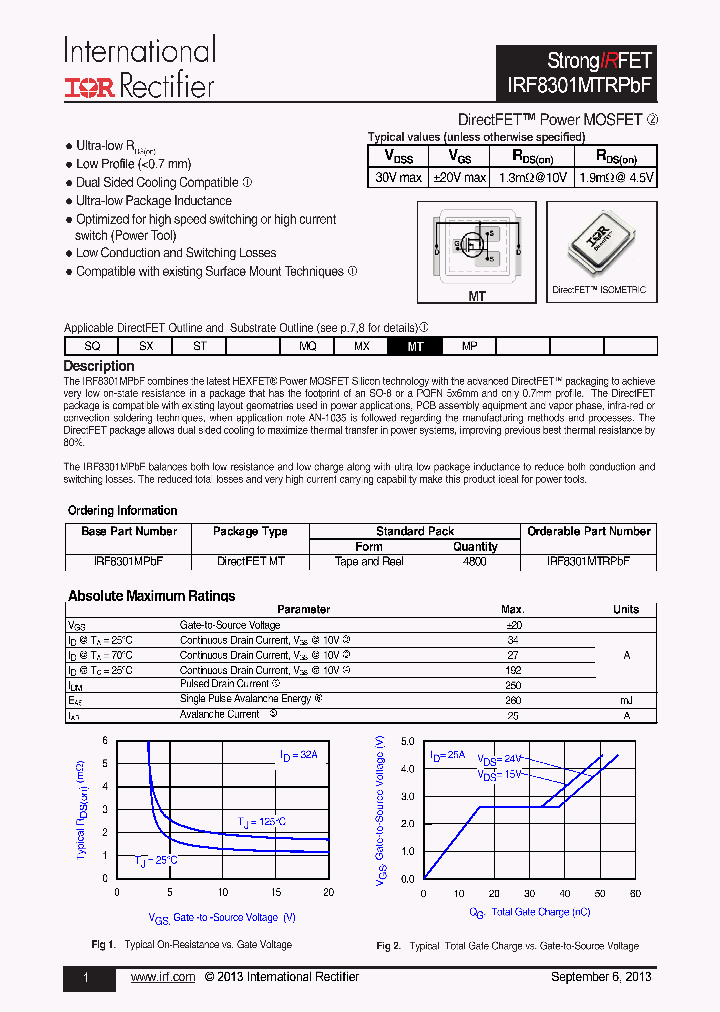 IRF8301MPBF_7713323.PDF Datasheet