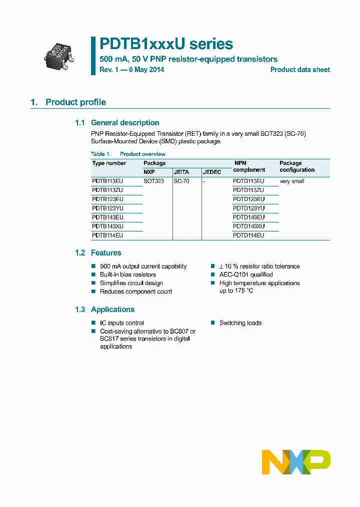 PDTB123EU_7716243.PDF Datasheet