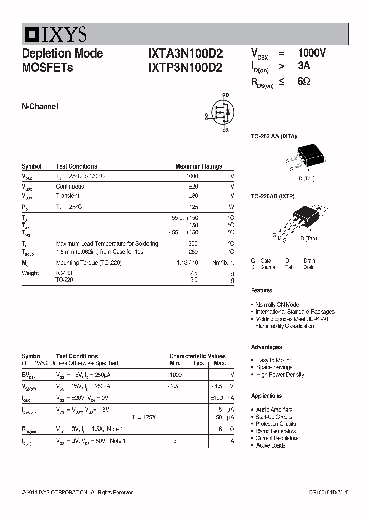 IXTP3N100D2_7718983.PDF Datasheet