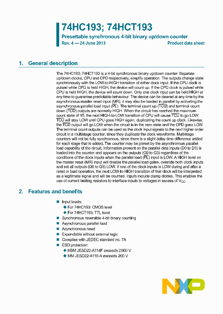 74HC193PW_7720542.PDF Datasheet
