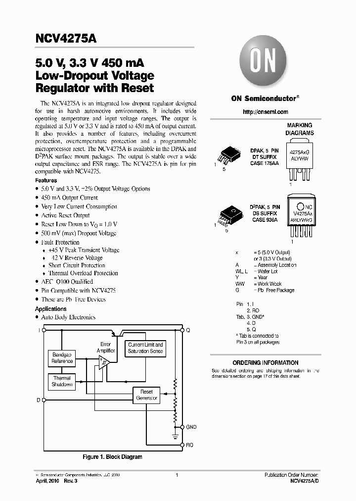 NCV4275A_7720634.PDF Datasheet