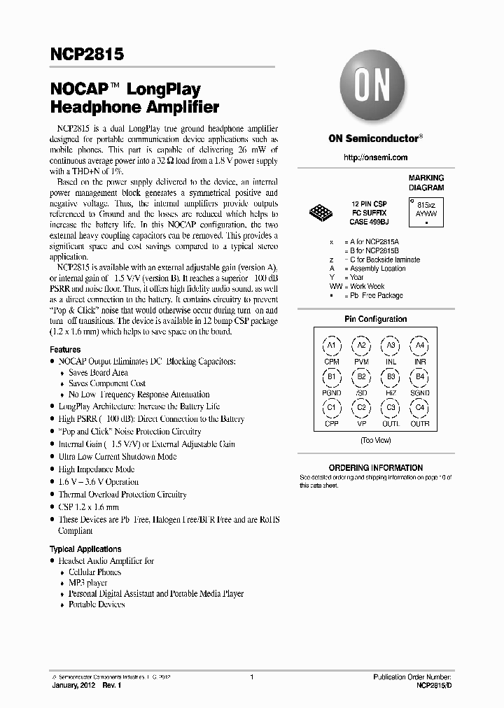 NCP2815_7720949.PDF Datasheet