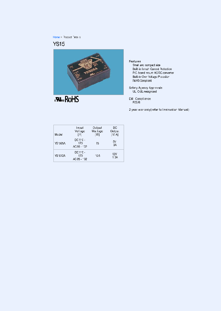 YS1505A_7721188.PDF Datasheet