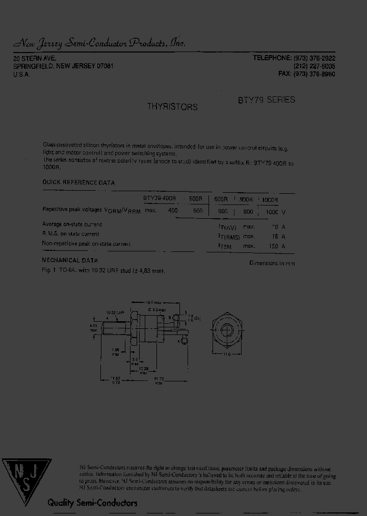 BTY79_7721424.PDF Datasheet