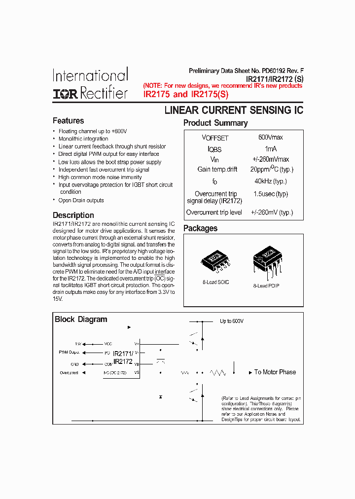 IR2171_7721581.PDF Datasheet