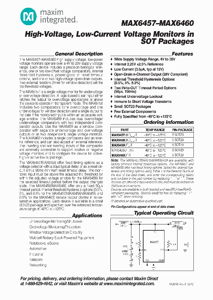 MAX6459UTC_7723300.PDF Datasheet