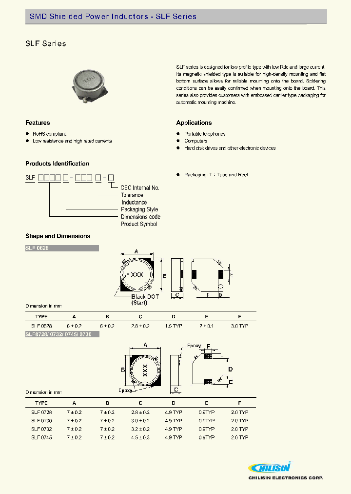 SLF0728T-100M-N_7727434.PDF Datasheet